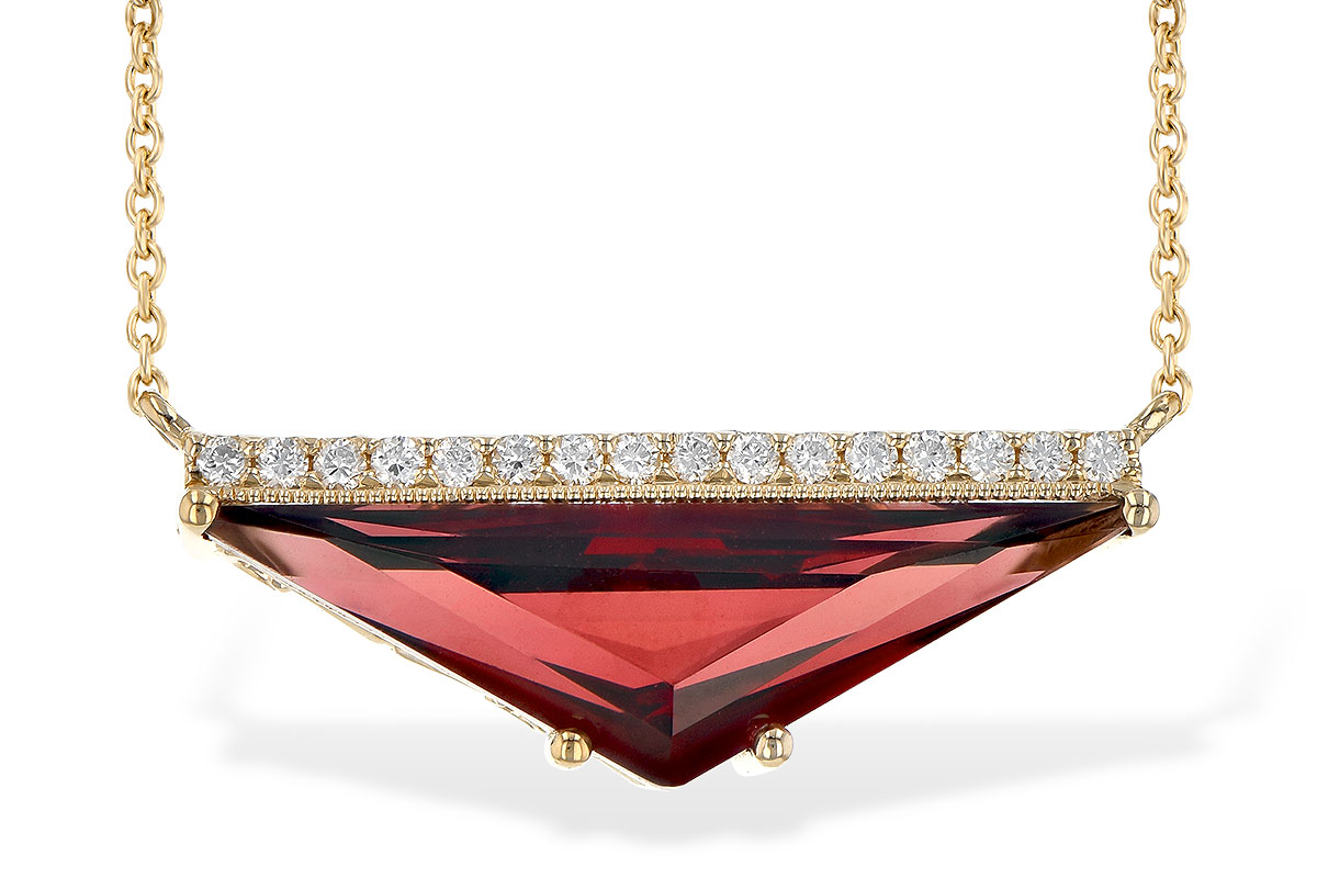 L236-15052: NECK 2.85 GARNET 2.95 TGW