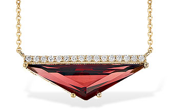 L236-15052: NECK 2.85 GARNET 2.95 TGW