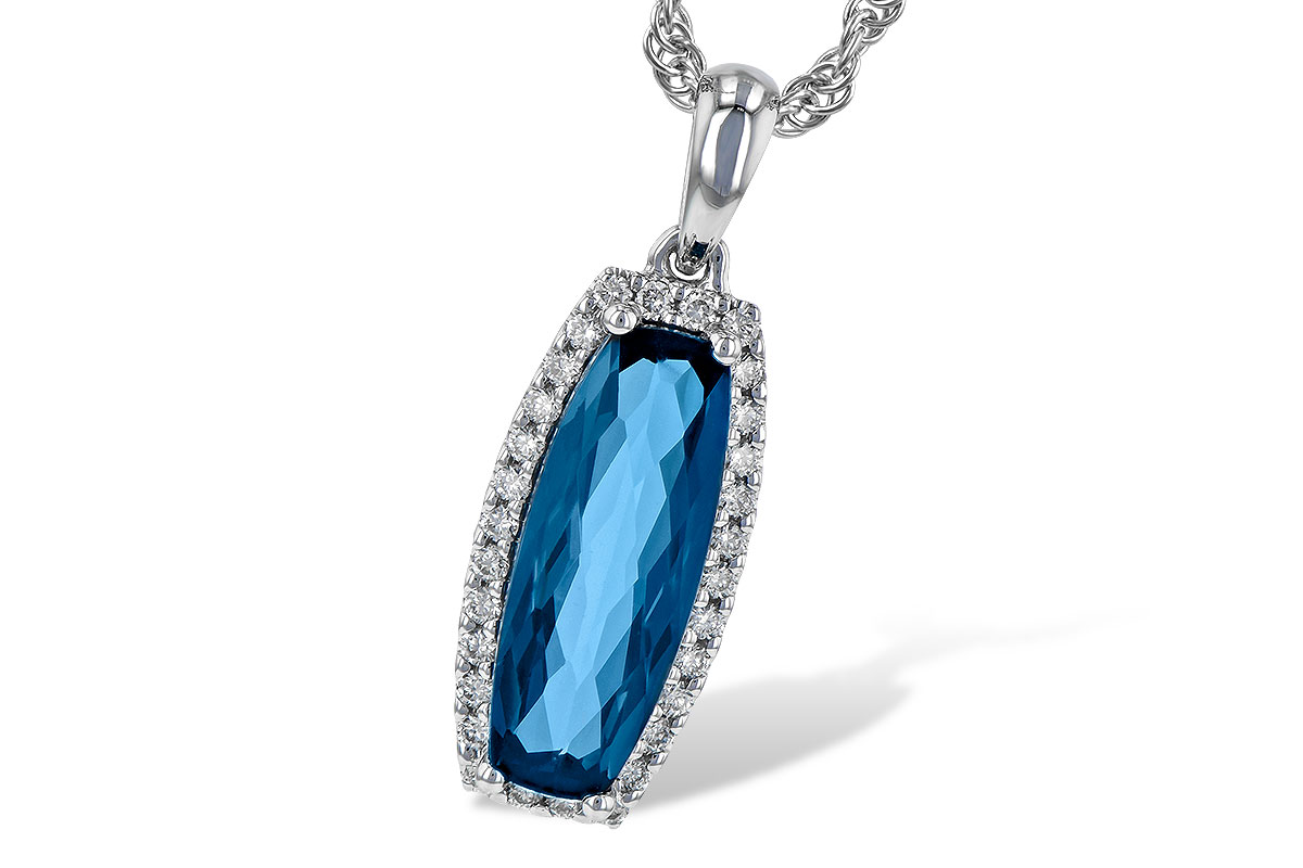L236-16825: NECK 1.58 LONDON BLUE TOPAZ 1.70 TGW