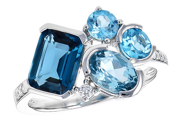 L318-88680: LDS RG 3.08 BLUE TOPAZ TW 3.15 TGW