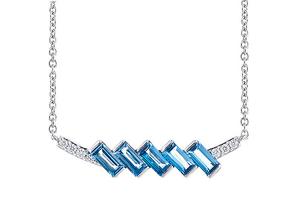 L318-89616: NECK .75 LONDON BLUE TOPAZ .80 TGW