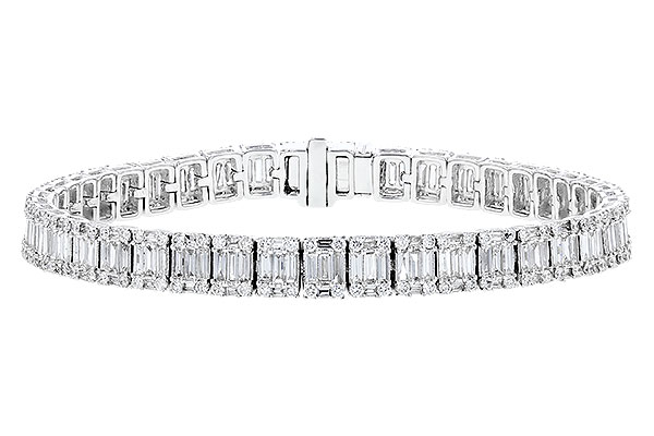 L319-75061: BRACELET 2.72 TW BAGUETTES 4.10 TW