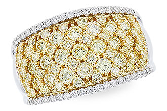 L319-75952: LDS DIA WED RG 1.53 YELLOW DIAS 1.75 TW