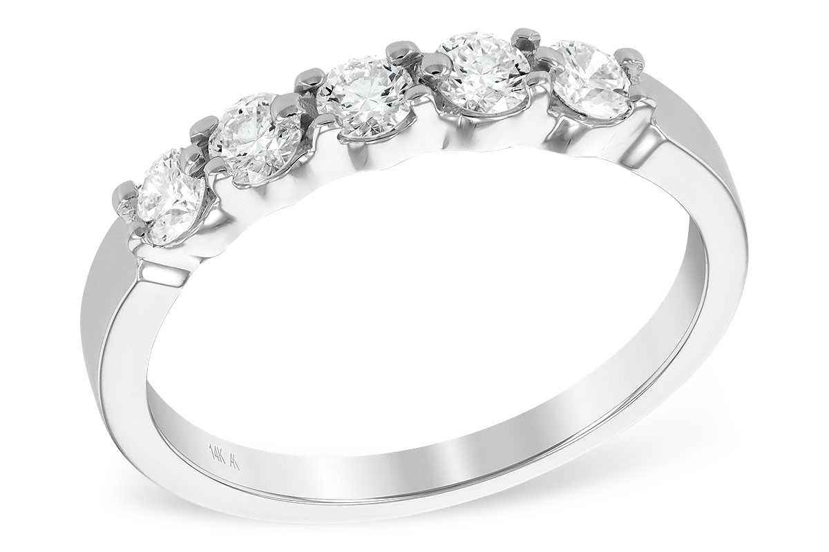 M231-58661: LDS DIA WED RG .50 TW (5 STONES)