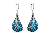 M233-41389: EARR 6.86 BLUE TOPAZ 7.05 TGW