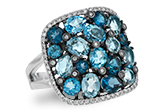 M233-41398: LDS RG 3.67 BLUE TOPAZ 3.94 TGW