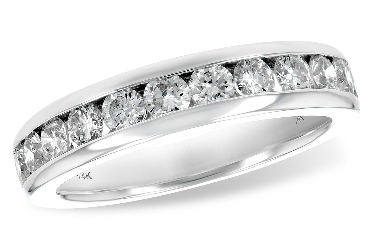 M234-35061: LDS WED RG 1.00 TW (12 STONES)