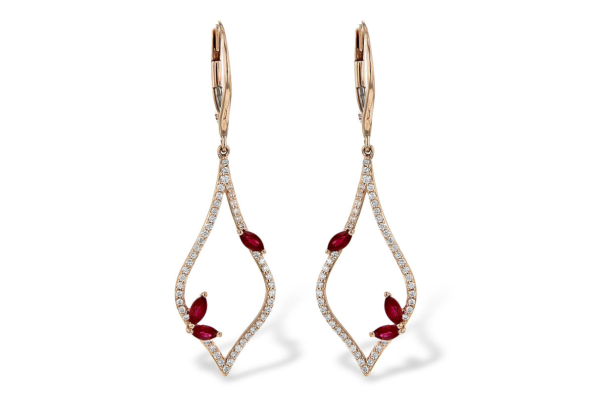M236-09598: EARR .60 RUBY .95 TGW