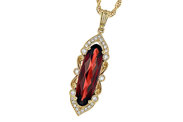 M236-15070: NECK 2.58 GARNET 2.70 TGW
