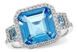 M236-16870: LDS RG 4.40 TW BLUE TOPAZ 4.60 TGW