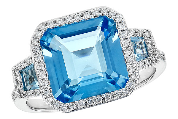 M236-16870: LDS RG 4.40 TW BLUE TOPAZ 4.60 TGW