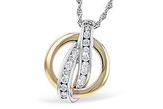 M318-85034: NECKLACE .25 TW