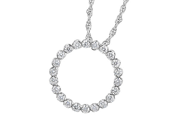 M318-87734: NECKLACE .50 TW