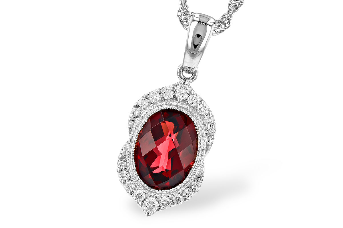 M319-73198: NECK 2.10 GARNET 2.24 TGW