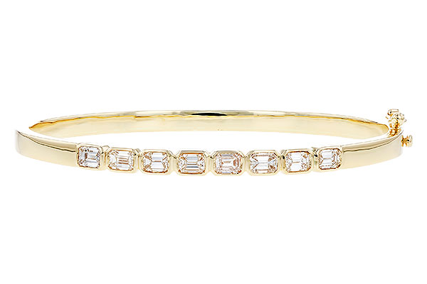 M319-75961: BANGLE 2.00 TW EMERALD CUTS