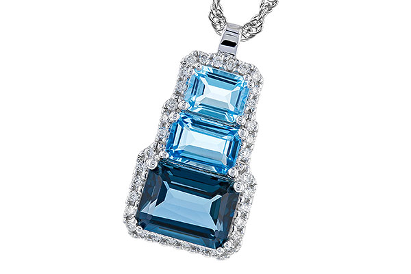 M319-75989: NECK 2.48 TW BLUE TOPAZ 2.64 TGW