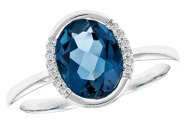 M319-76889: LDS RG 1.90 TW LONDON BLUE TOPAZ 1.93 TGW(9x7 LBT)