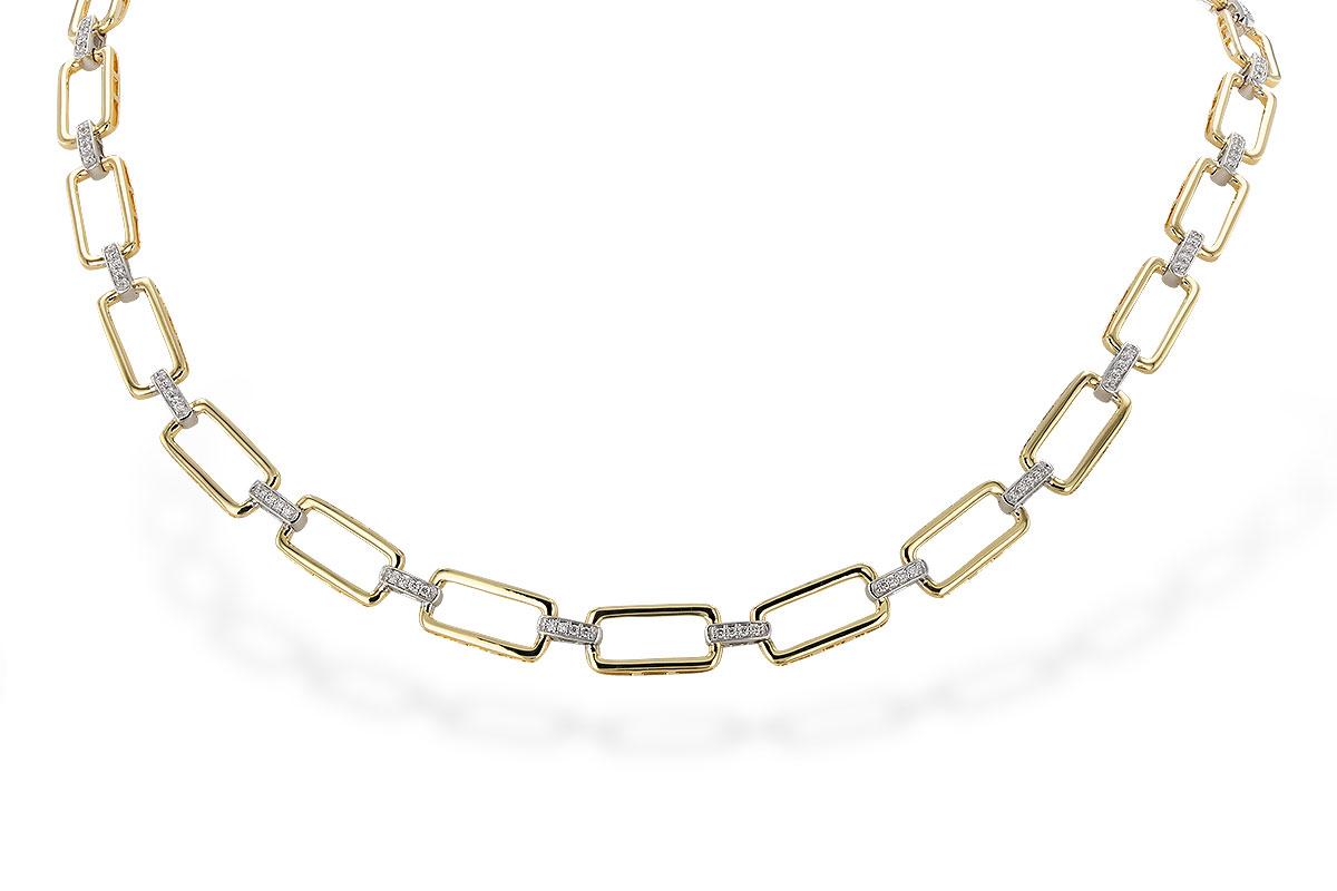 M319-79625: NECKLACE .50 TW (17")