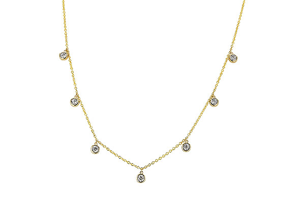 M319-80498: NECKLACE .32 TW (18")