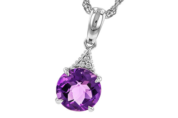 M319-81434: NECK 1.28 AMETHYST 1.29 TGW (7MM RD)