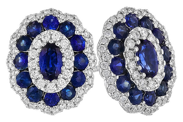 M319-81443: EARR 1.77 TW SAPPHIRE 2.24 TGW (5x3MM SAPP)