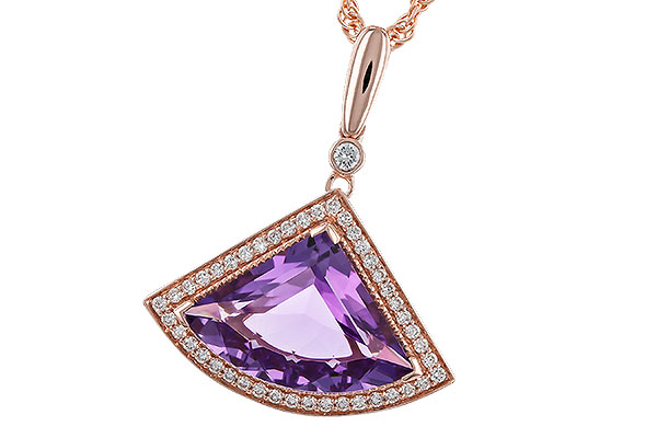 M320-65925: NECKLACE 2.80 AMETHYST 2.97 TGW